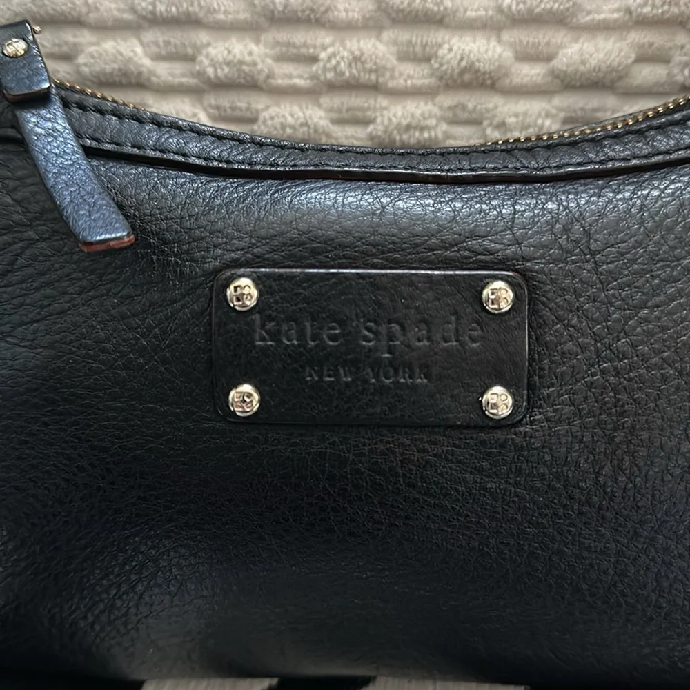 kate spade NEW YORK Black Leather Shoulder Bag